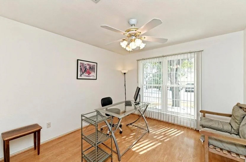 Office / Bedroom before virtual staging